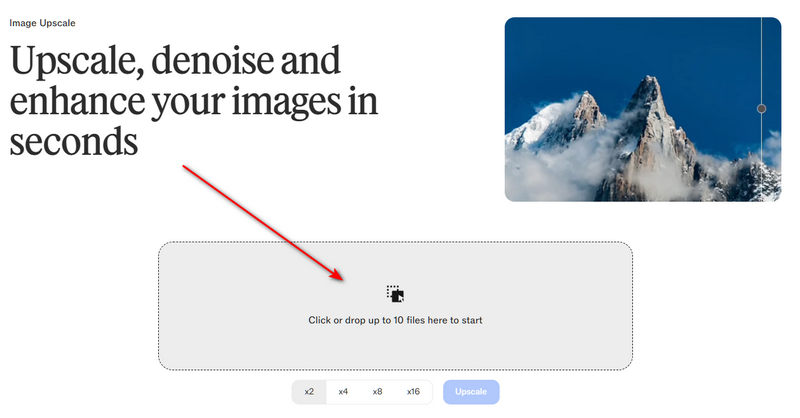 Tilføj dit foto til Clipdrop Image Upscaler