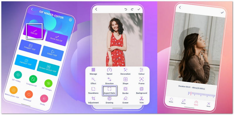 안드로이드용 GIF 메이커, GIF 편집기