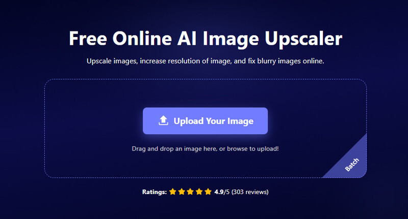 Kép feltöltése az Avaide Image Upscalerbe