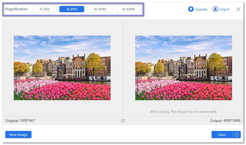 倍率を選択してください