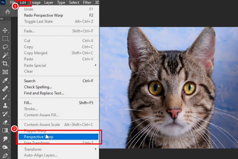 Perspektivförvrängning Photoshop