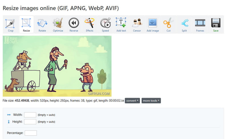 Ezgif Gif-Vergrößerer