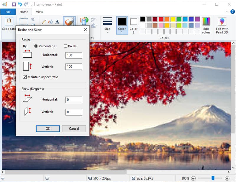 تغيير حجم صور JPEG