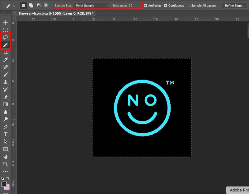 Lasso Wand Photoshop