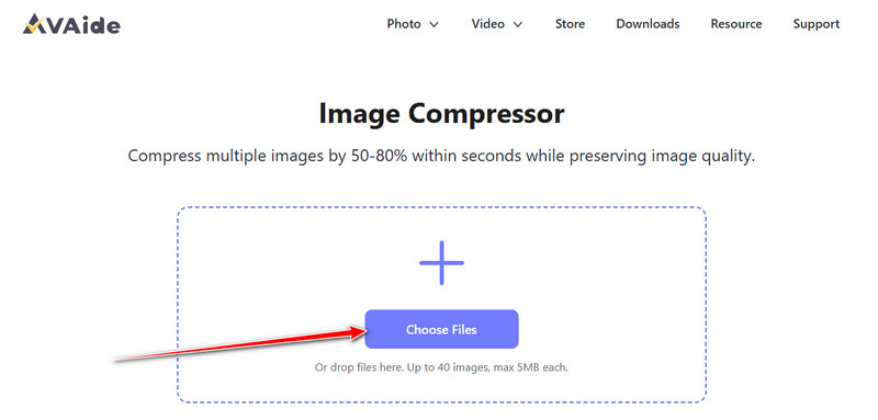 画像をアップロードしてサイズを変更する