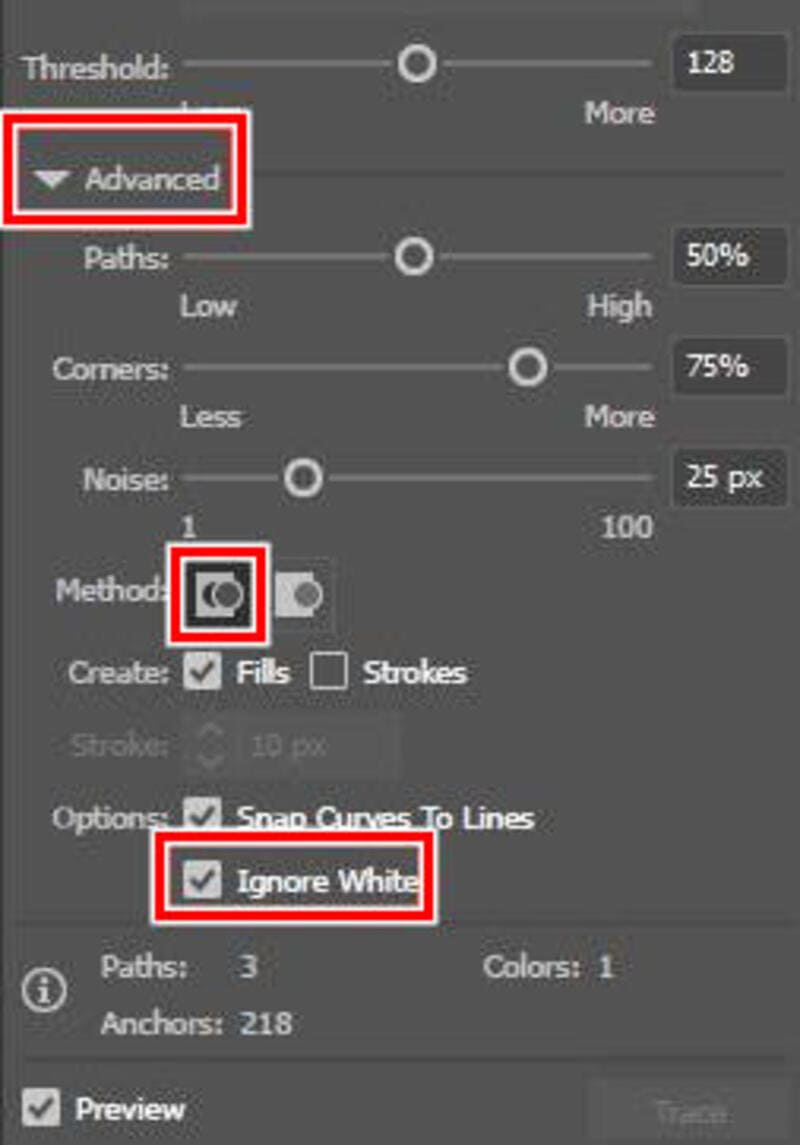 Illustrator Ignore White