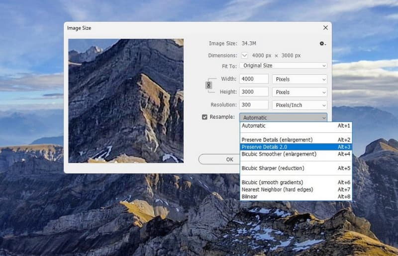 Detalhes preservados Photoshop