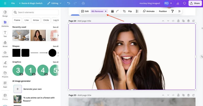 BG Remover Canva Online
