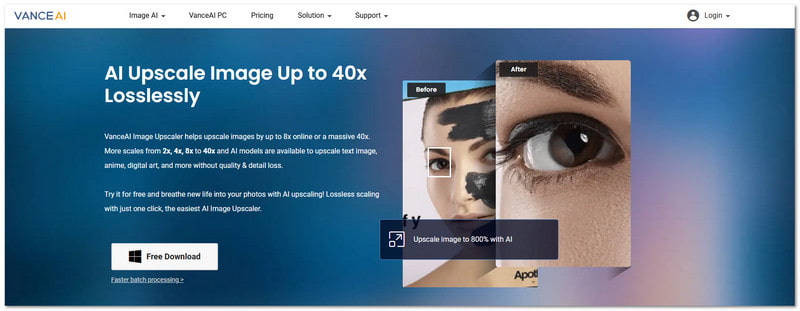 Vance Ai Top Ai Bildvergrößerer