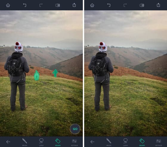 Touchretouch Eliminar personas y objetos