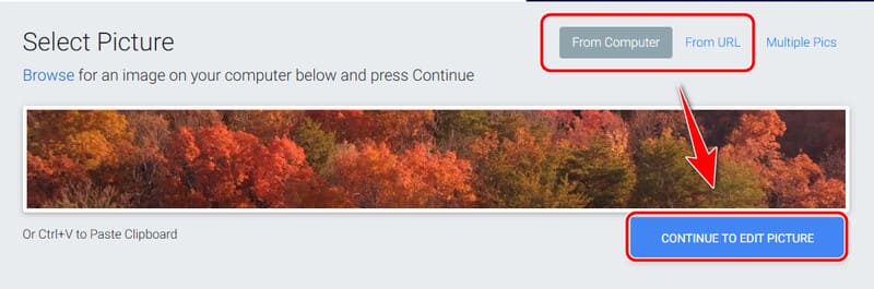 Picresize Upload et billede