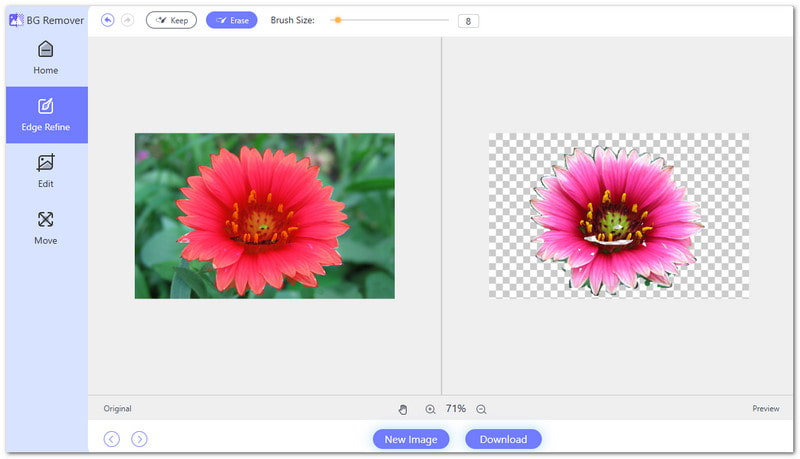 Avaide Background Eraser Nejlepší alternativa k Picsart