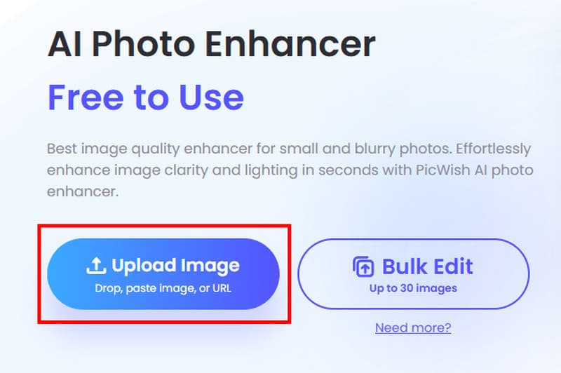 Upload Image Picwish