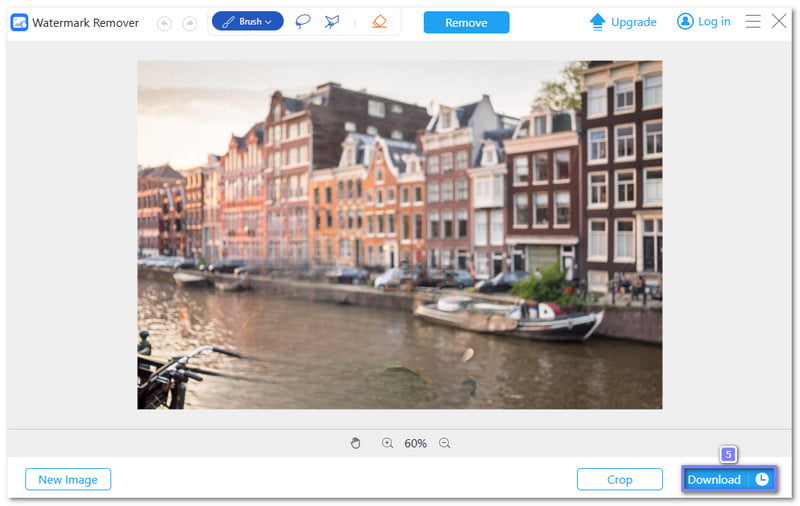 保存一张没有人的照片