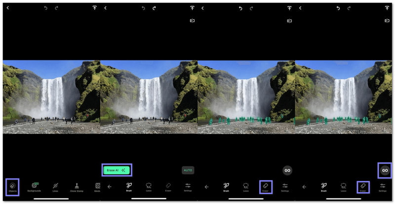从图片中移除人物和物体
