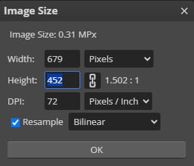 Photopea Set Exact Width And Height