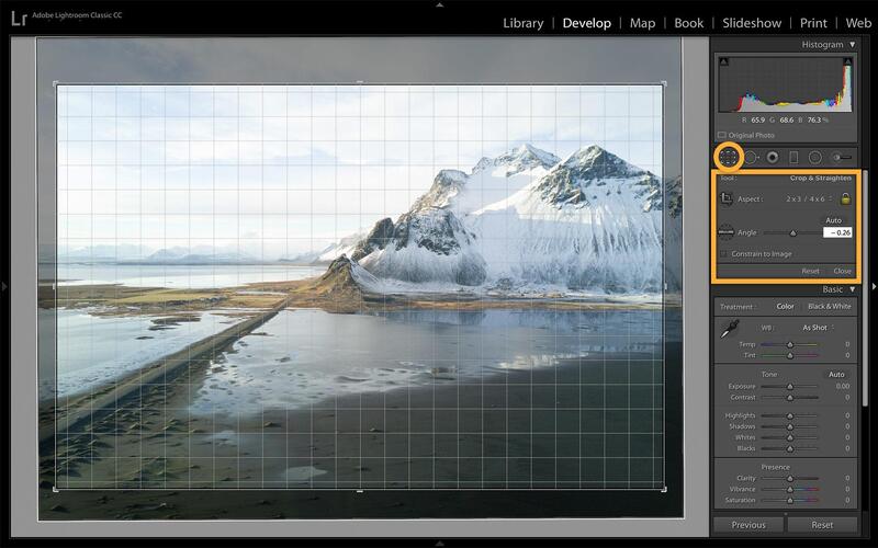 Lightroom Crop Overlay
