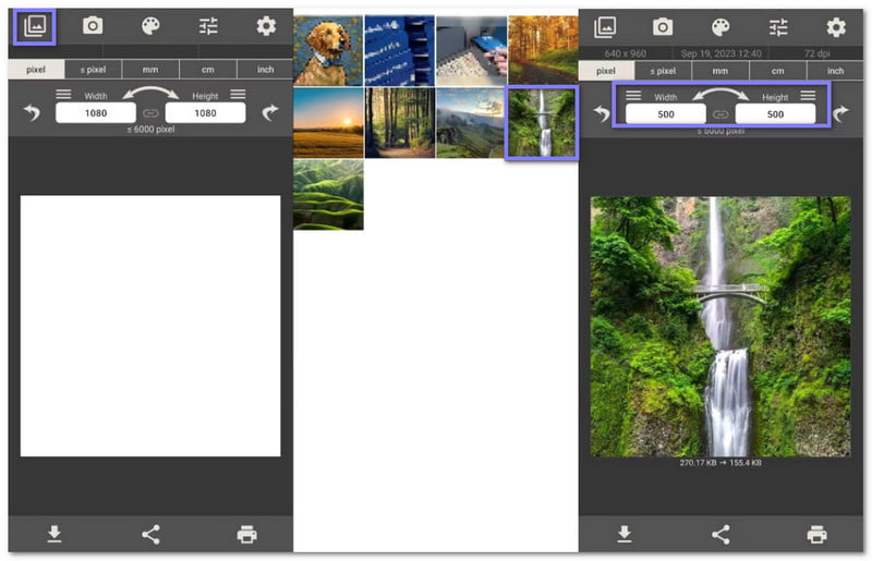 Bildgröße – Foto-Resizer: Bildgröße auf Android ändern