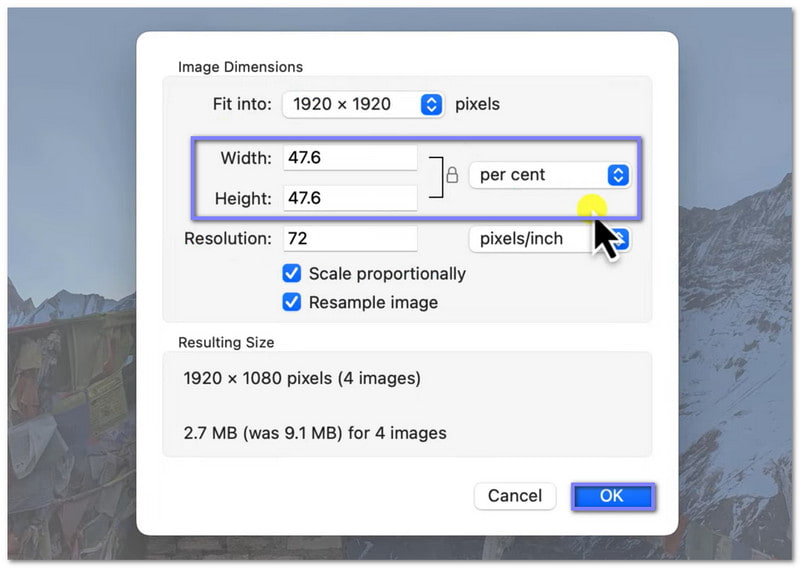 Previzualizare Redimensionare Jpg