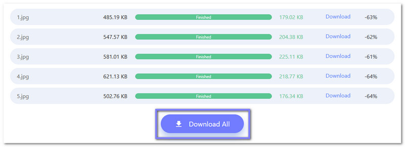 Salvați imaginile JPG comprimate