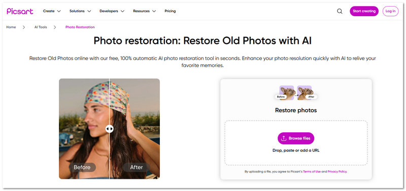 Picsart Easier Alternative to Restore Old Photos