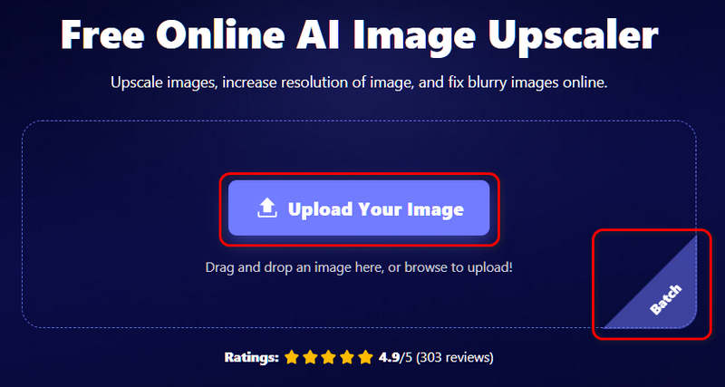 Add Photo to AVAide Image Upscaler