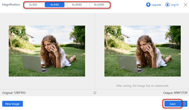 Unblur Photo for PowerPoint with AVAide Image Upscaler