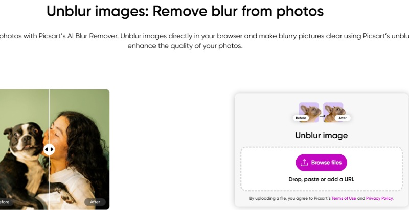 Picsart Unblur Image