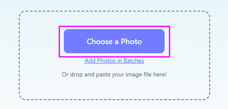 Nút "Chọn ảnh" bị vô hiệu hóa