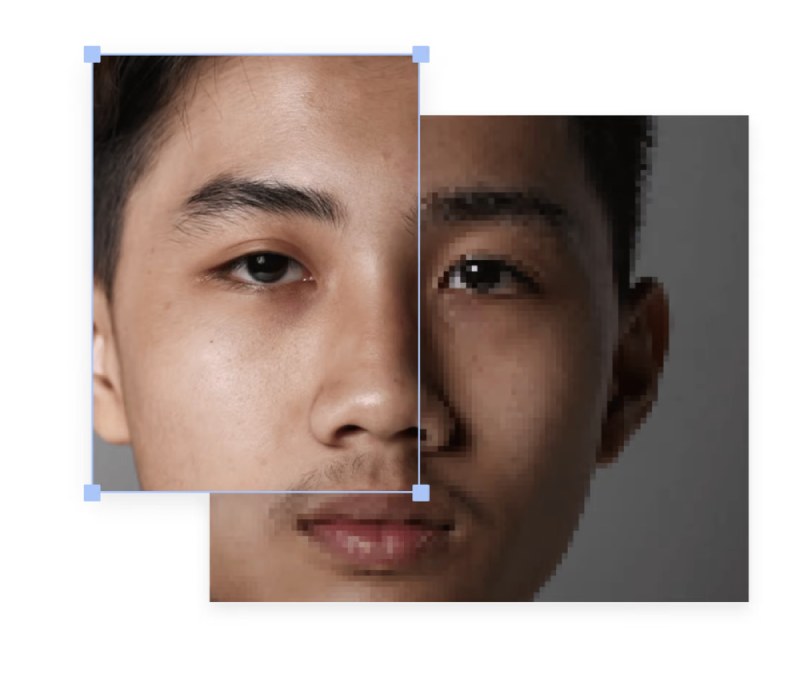 Zyro Upscaler-Effekt