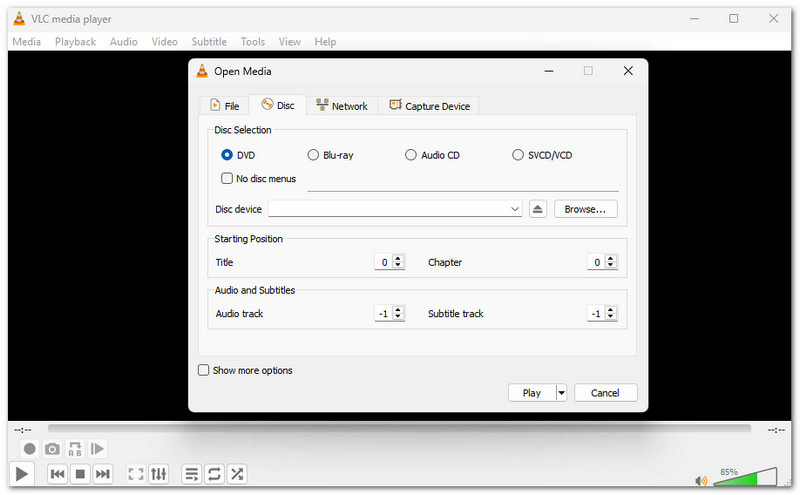 VLC 最高の4K DVDプレーヤー