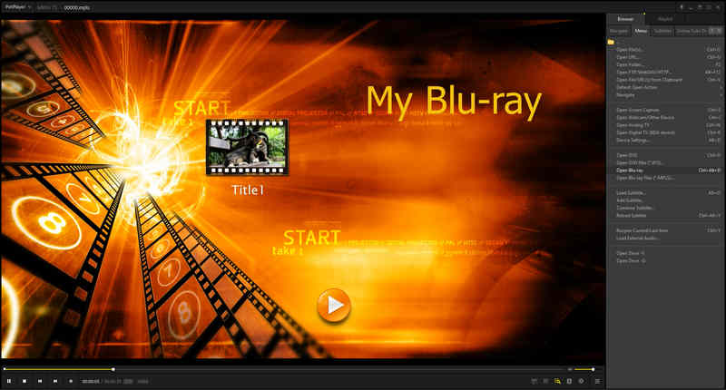 Potplayer Gratis Blu-ray-spiller