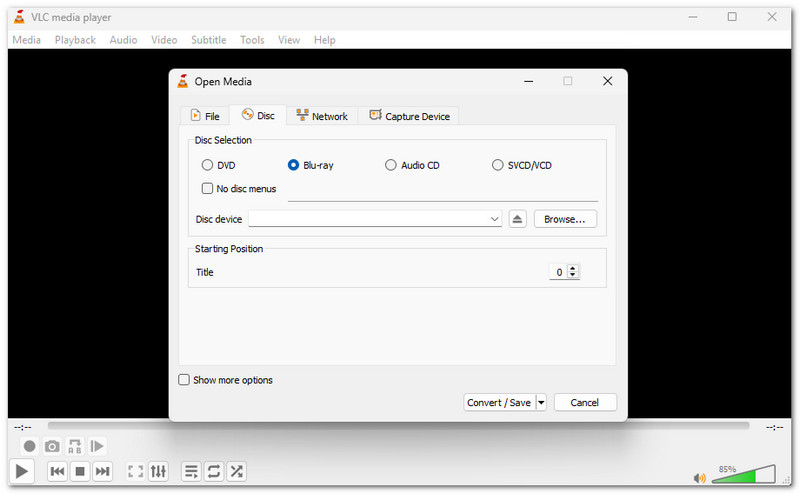 مشغل الميديا VLC