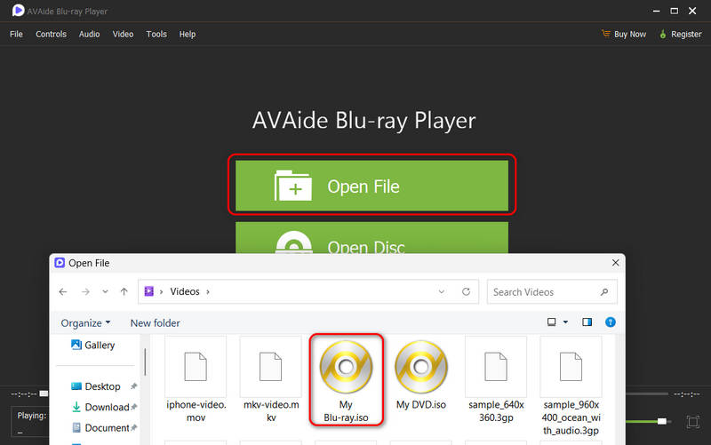 Load Blu Ray Iso In Avaide