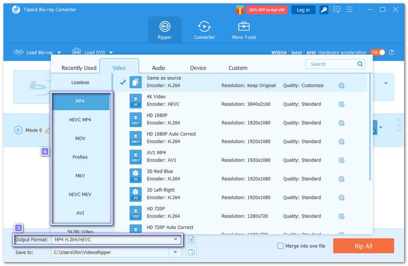 Pilih Format Output Anda