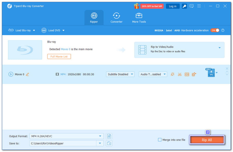 Mula Menukar Blu-ray kepada Fail Digital