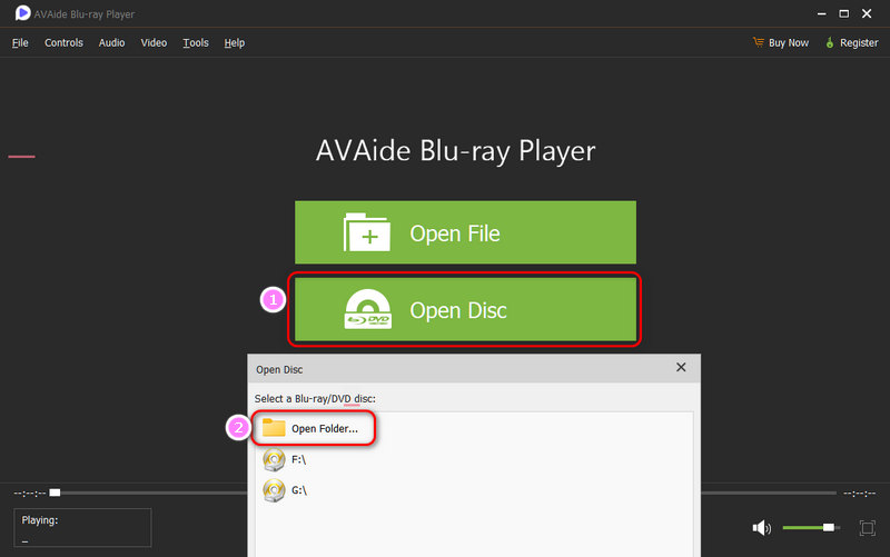 Buka Folder BDMV dengan Pemutar Blu-ray AVAide