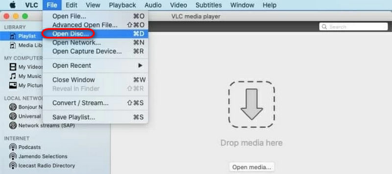 MacでVLCを使ってBlu-rayを再生する