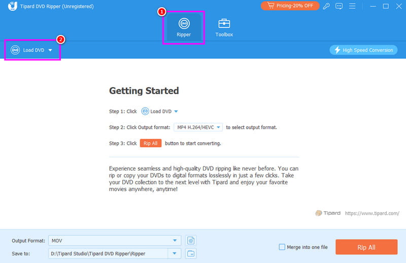 Ripper Carica DVD Avaide