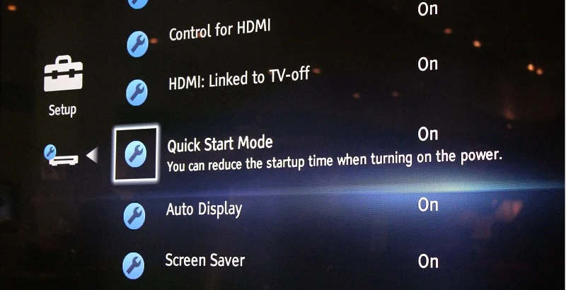 Modalità di avvio rapido sul lettore dischi
