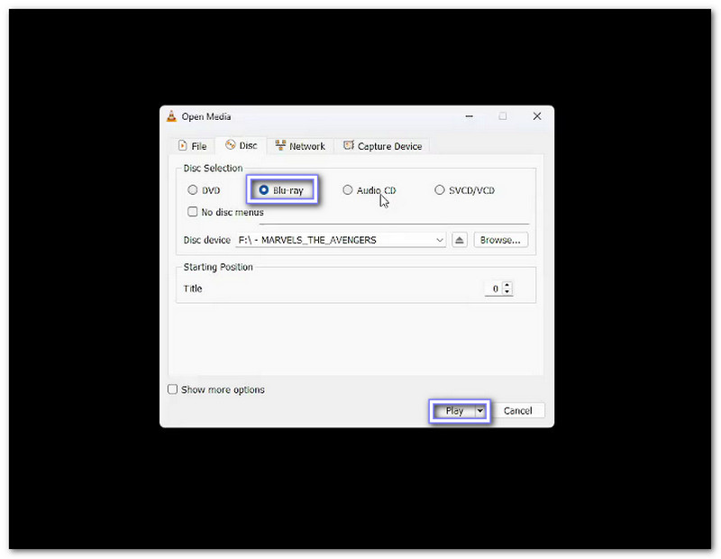 VLC Watch Blu-rays on Windows 10