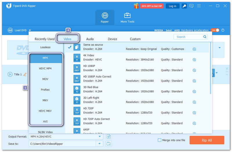 Pilih MP4 atau MKV untuk Format Sandaran Terbaik