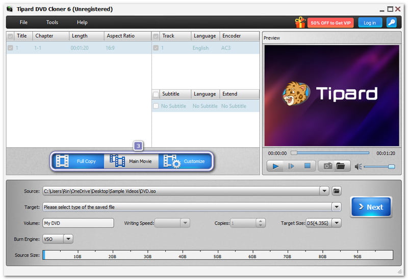 Pilih Mod Salinan Pilihan Anda