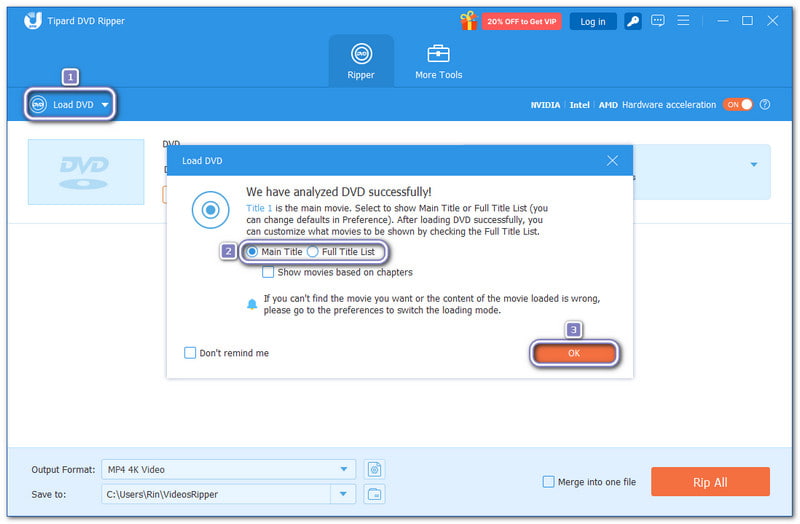 Muatkan Kandungan DVD Anda