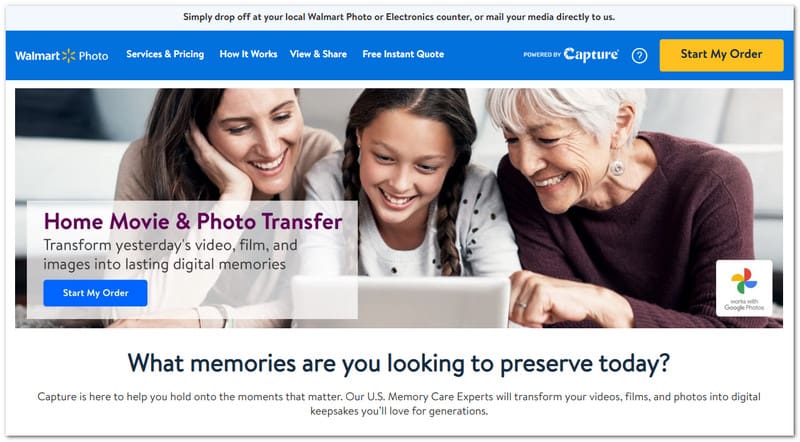 Utilizarea Walmart Photo