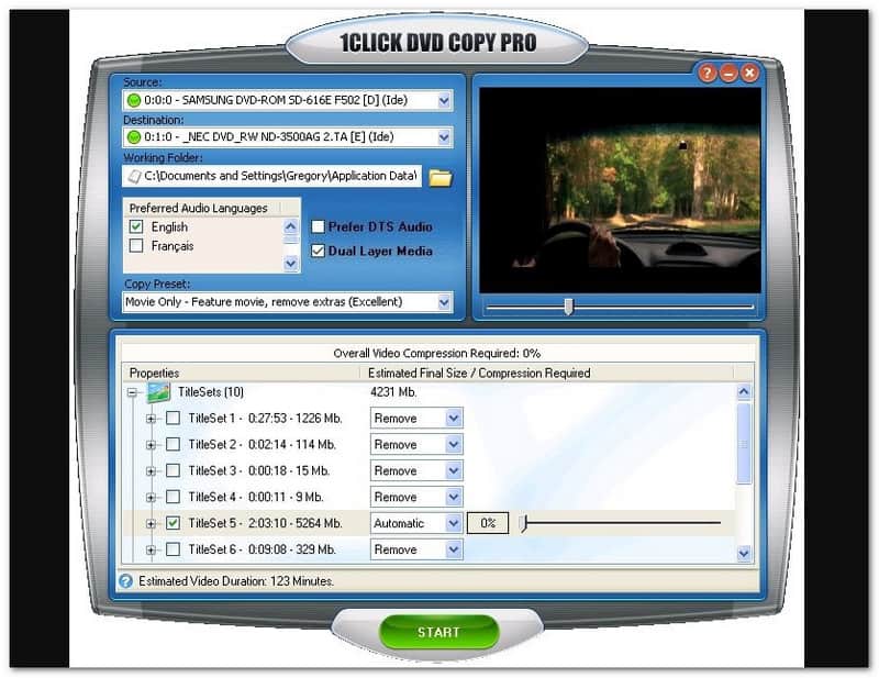 1Click DVD Copy Pro: De beste software om dvd's naar dvd te kopiëren.