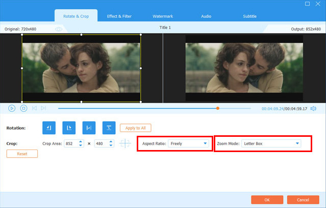 Change Aspect Ratio