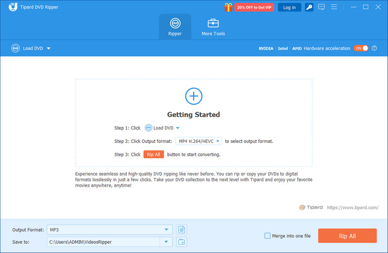 Avaide DVD Ripper Interface