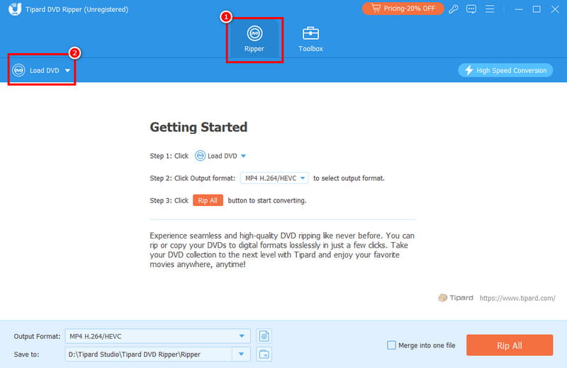 Ripper Load DVD Avaide