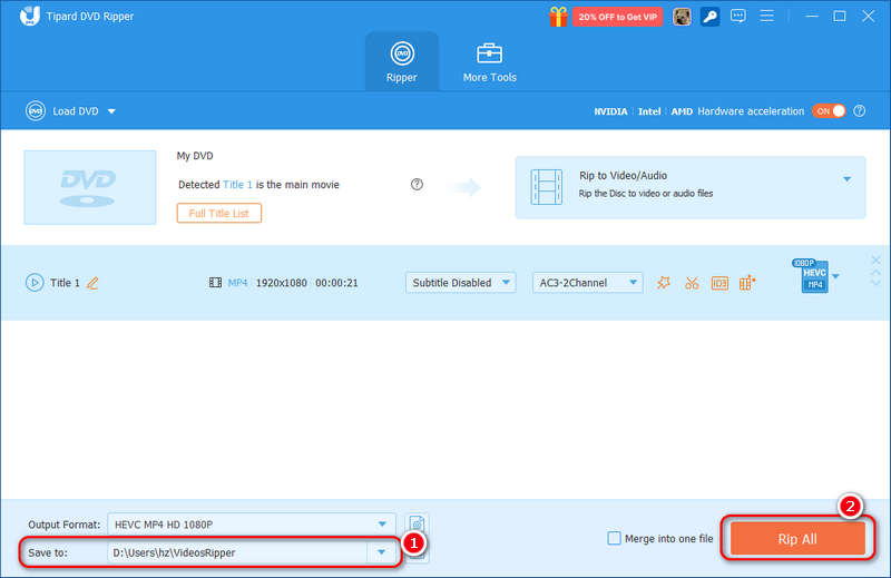 Chuyển đổi DVD sang MP4 với Avaide DVD Ripper